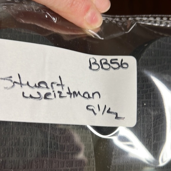 Stuart Weizman black loafers with sparkle - Picture 10 of 10